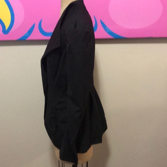 Henry Duarte Black Wool Gabardine Jacket - Picture 6 of 8